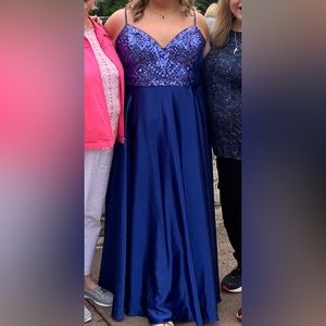 Royal Blue prom dress